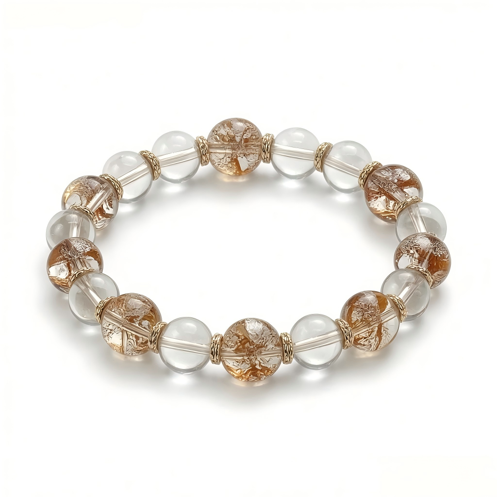 Eastern Radiance: Personalized Birthdate Crystal Bracelet